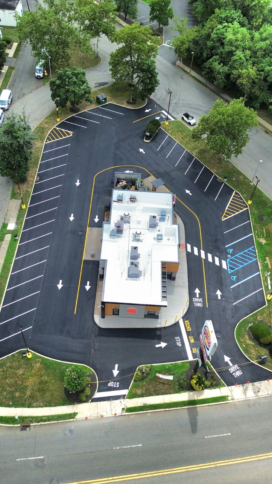 Burger King - Complete Parking Lot Transformation