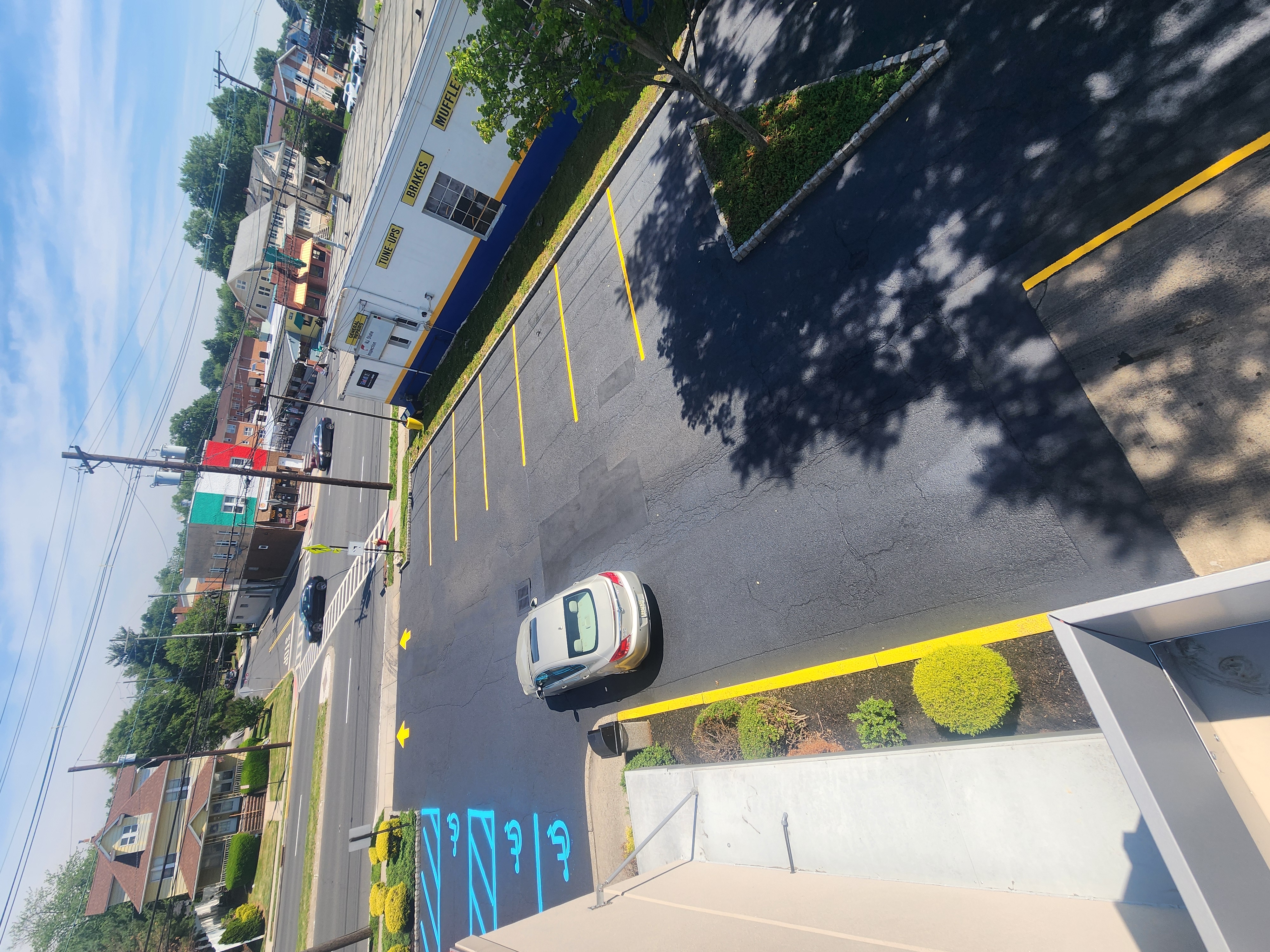 Commercial Plaza Striping